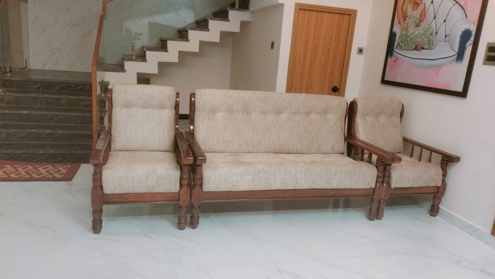 Sofa restoration work 7